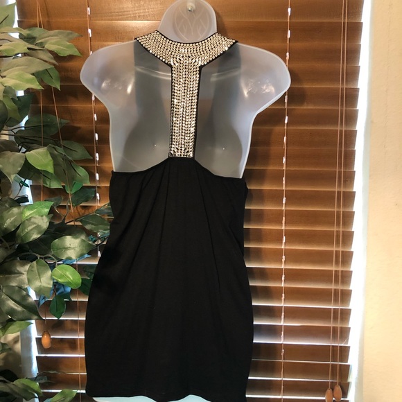 ⚡SALE⚡ Black & Silver Sequins Top, Small - Picture 2 of 6